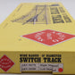 Aristo-Craft 30380 G Brass Left Hand 10' Wide Radius Manual Switch Turnout EX/Box