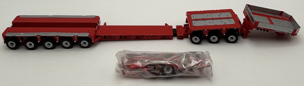 Tekno TB000070 1:50 Red Goldhofer XLE Low Loader Trailer LN/Box