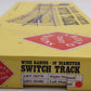 Aristo-Craft 30380 G Brass Left Hand 10' Wide Radius Manual Switch Turnout EX/Box
