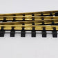 Aristo-Craft 30380 G Brass Left Hand 10' Wide Radius Manual Switch Turnout EX/Box