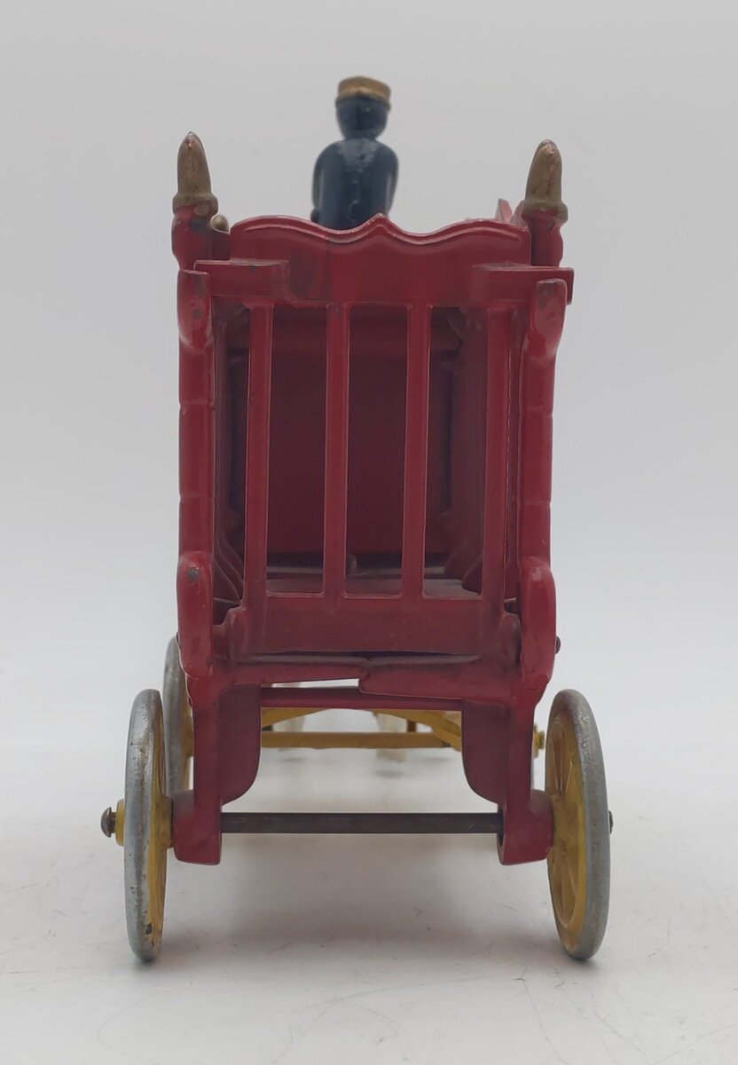 Kenton Cast Iron Overland Circus Wagon & Horses EX