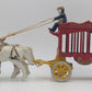 Kenton Cast Iron Overland Circus Wagon & Horses EX