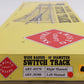Aristo-Craft 30380 G Brass Left Hand 10' Wide Radius Manual Switch Turnout VG/Box