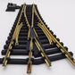 Aristo-Craft 30380 G Brass Left Hand 10' Wide Radius Manual Switch Turnout VG/Box
