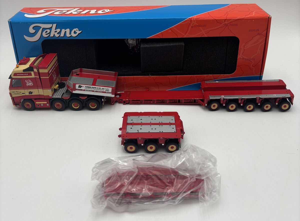 Tekno 3870 1:50 Torben Rafn Volvo FH12 Lowloader LN/Box