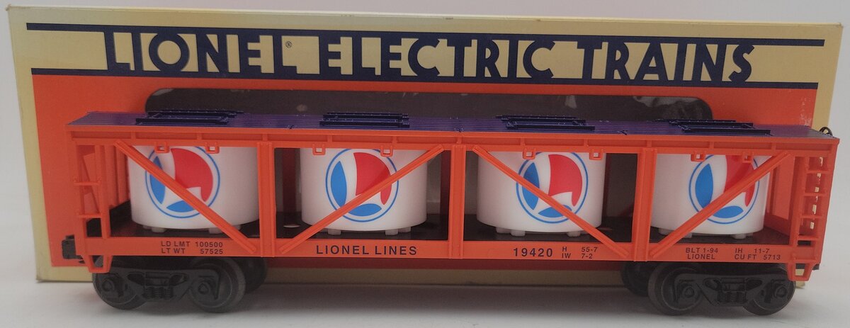 Lionel 6-19420 O Gauge Lionel Lines Vat Car #19420 VG/Box