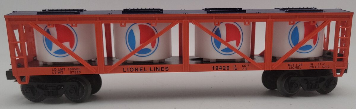 Lionel 6-19420 O Gauge Lionel Lines Vat Car #19420 VG/Box