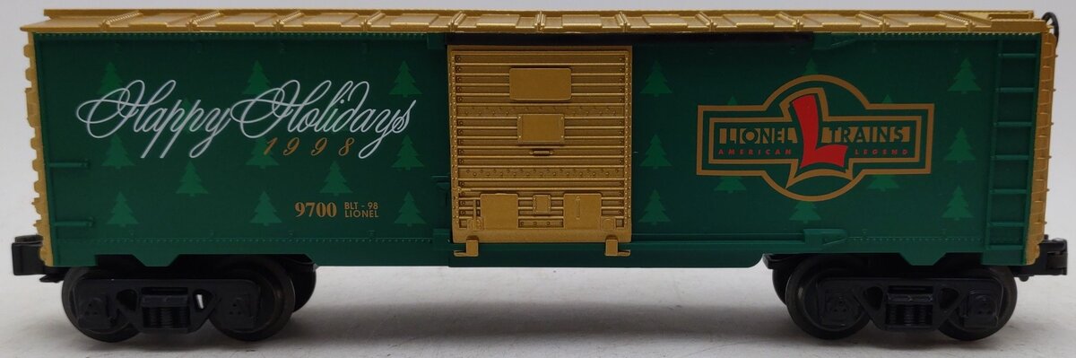Lionel 6-16291 O Gauge 1998 Christmas Boxcar #9700 EX/Box