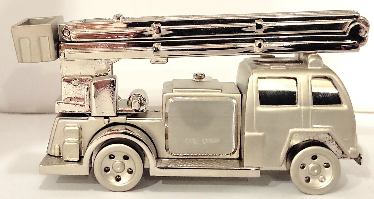 Platinum C442SIL Silver Engineering Car Clock LN/Box