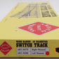 Aristo-Craft 30380 G Brass Left Hand 10' Wide Radius Manual Switch Turnout VG/Box
