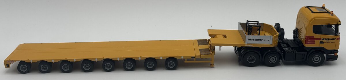 Tematoys 1:50 Nederhoff Gouda Scania 6x4 w/Low Loader EX/Box