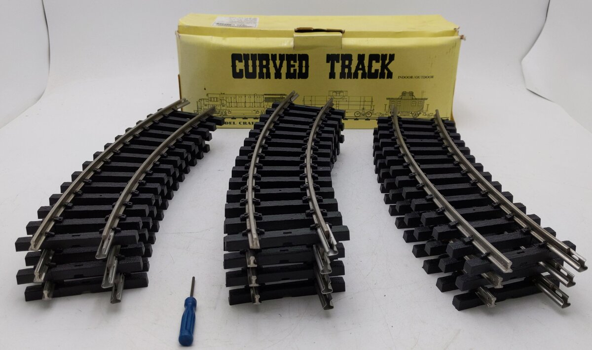 Aristo-Craft 20100 USA Stainless Steel 4' Curved Track (10) EX/Box