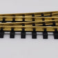 Aristo-Craft 30380 G Brass Left Hand 10' Wide Radius Manual Switch Turnout VG/Box