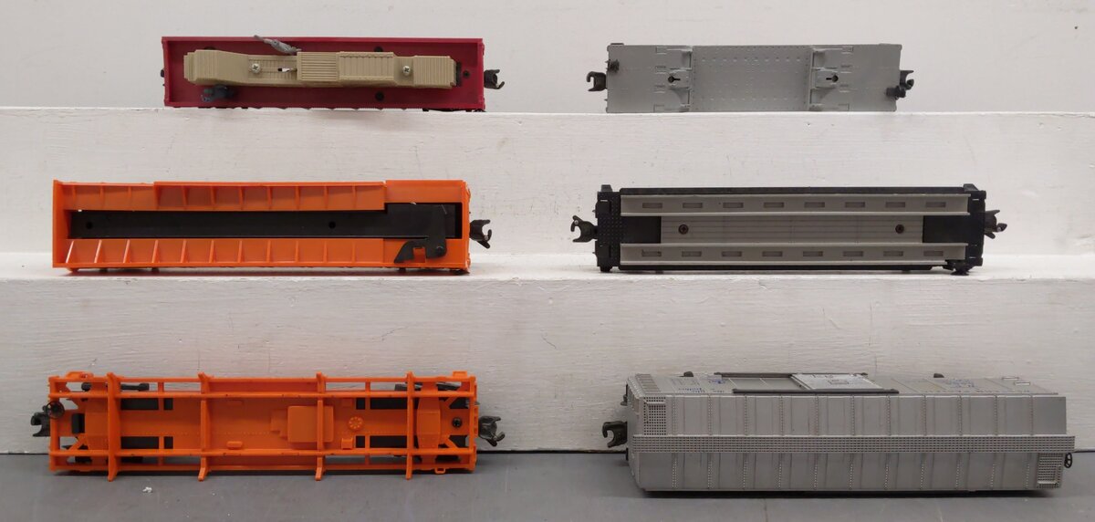 Lionel Vintage O Freight Cars: 6362-55, 356-275, 6561, 6262, 3444, 6464 [6] EX