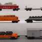 Lionel Vintage O Freight Cars: 6362-55, 356-275, 6561, 6262, 3444, 6464 [6] EX