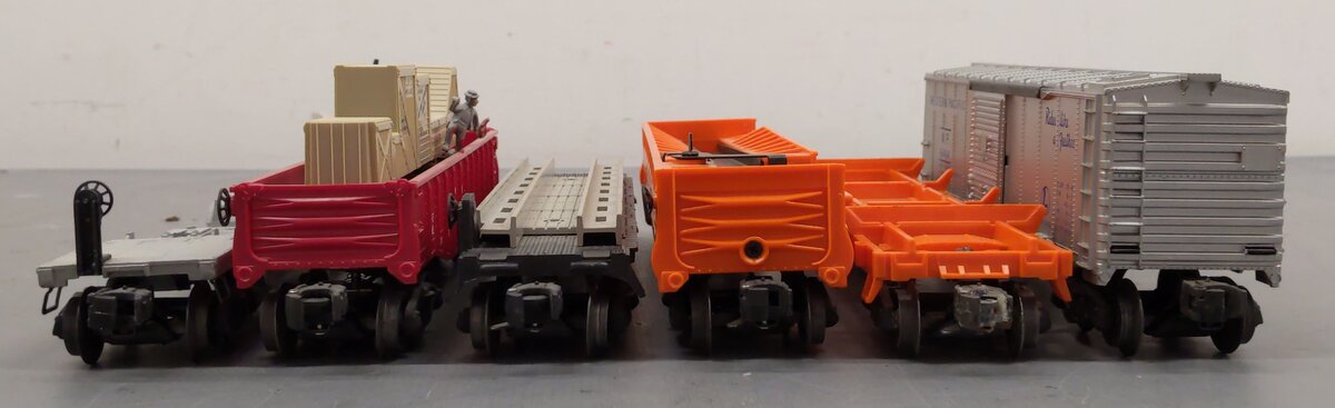 Lionel Vintage O Freight Cars: 6362-55, 356-275, 6561, 6262, 3444, 6464 [6] EX