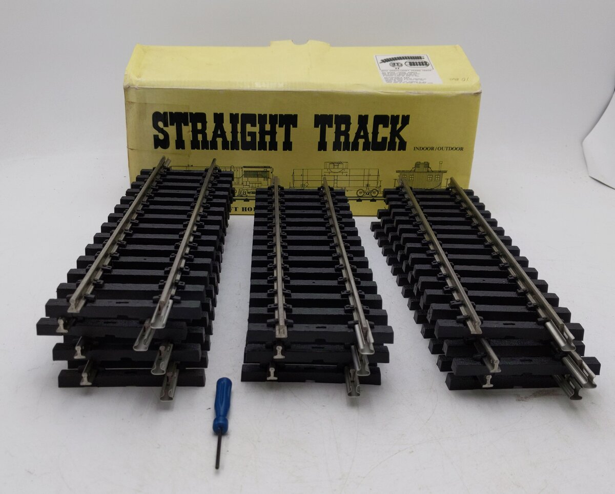 Aristo-Craft 20030 USA Style Stainless Steel 12" Straight Track (10) LN/Box