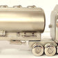Platinum C376SIL Silver Oil Tank Clock LN/Box