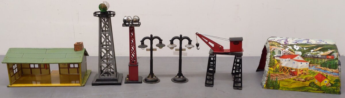 Marx Vintage O Gauge Accessories #392,429,416,0446 [7] VG