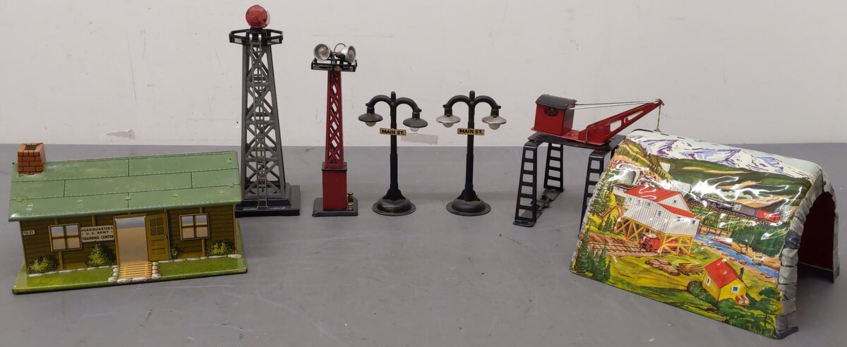 Marx Vintage O Gauge Accessories #392,429,416,0446 [7] VG