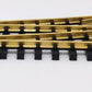 Aristo-Craft 30380 G Brass Left Hand 10' Wide Radius Manual Switch Turnout VG/Box