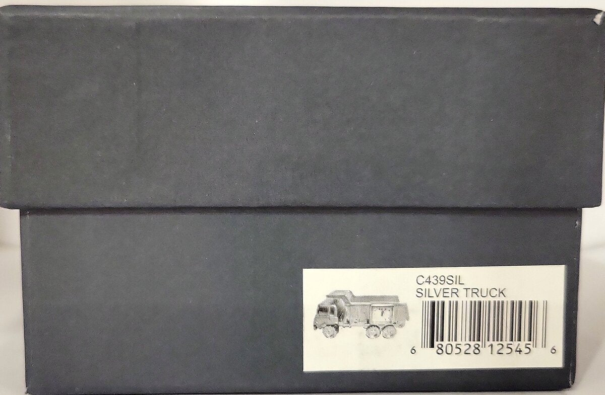Platinum C439SIL Silver Dump Truck LN/Box