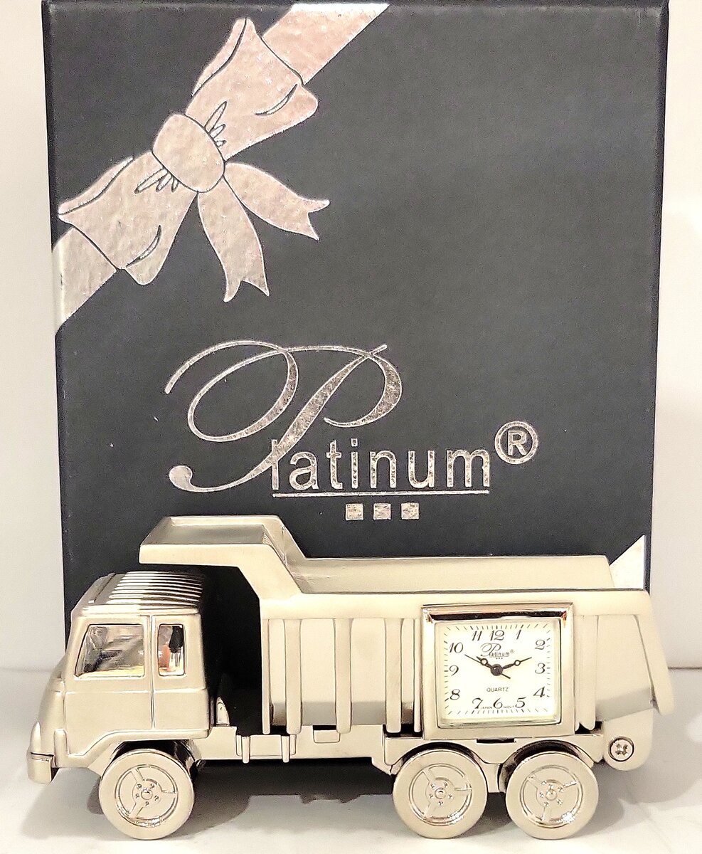 Platinum C439SIL Silver Dump Truck LN/Box