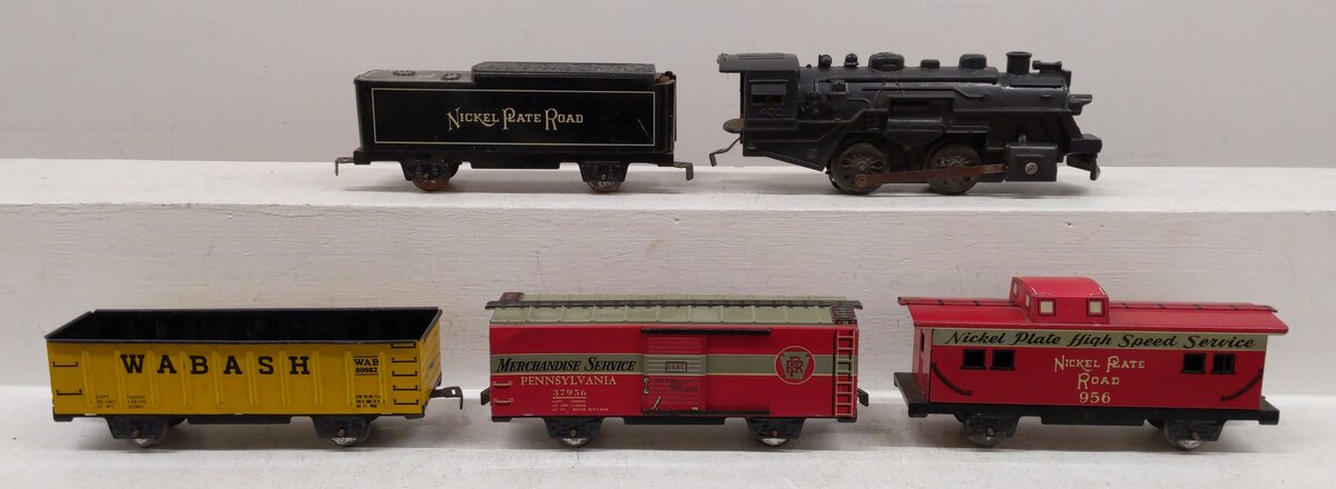 Marx 10000 Vintage O Gauge Stream Line Electric Steam Freight Train Set VG/Box