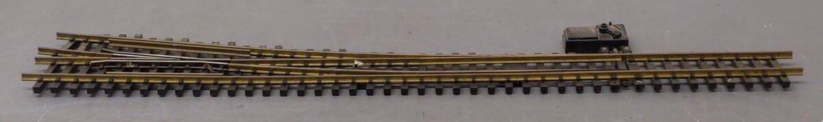 Aristo-Craft 30340 G Scale # 6 Brass Left Hand Manual Switch Turnout VG/Box