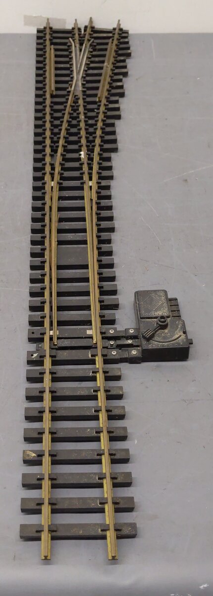 Aristo-Craft 30340 G Scale # 6 Brass Left Hand Manual Switch Turnout VG/Box