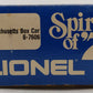 Lionel 6-7606 O Gauge State of Massachusetts Boxcar #7606 EX/Box