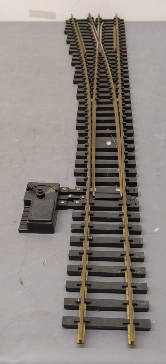 Aristo-Craft 30340 G Scale # 6 Brass Left Hand Manual Switch Turnout VG/Box