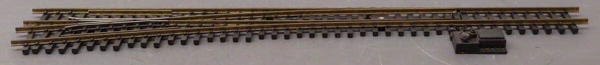 Aristo-Craft 30340 G Scale # 6 Brass Left Hand Manual Switch Turnout VG/Box