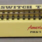 Aristo-Craft 30340 G Scale # 6 Brass Left Hand Manual Switch Turnout VG/Box