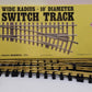 Aristo-Craft 30370 G Brass Wide Radius Right Hand 10' Manual Switch Turnout VG/Box