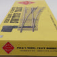 Aristo-Craft 30370 G Brass Wide Radius Right Hand 10' Manual Switch Turnout VG/Box
