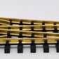 Aristo-Craft 30370 G Brass Wide Radius Right Hand 10' Manual Switch Turnout VG/Box