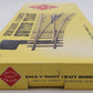 Aristo-Craft 30380 G Brass Left Hand 10' Wide Radius Manual Switch Turnout EX/Box