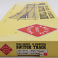 Aristo-Craft 30380 G Brass Left Hand 10' Wide Radius Manual Switch Turnout EX/Box