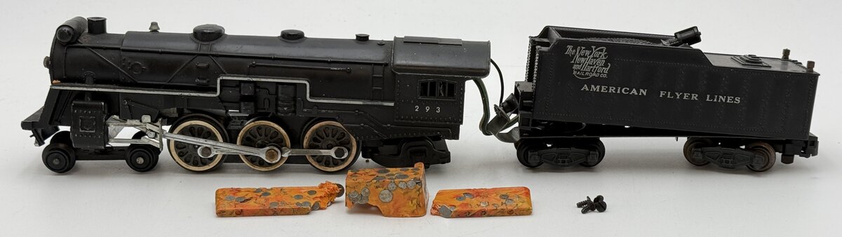 American Flyer 293 Vintage S NY, NH & Hartford 4-6-2 Steam Locomotive & Tender