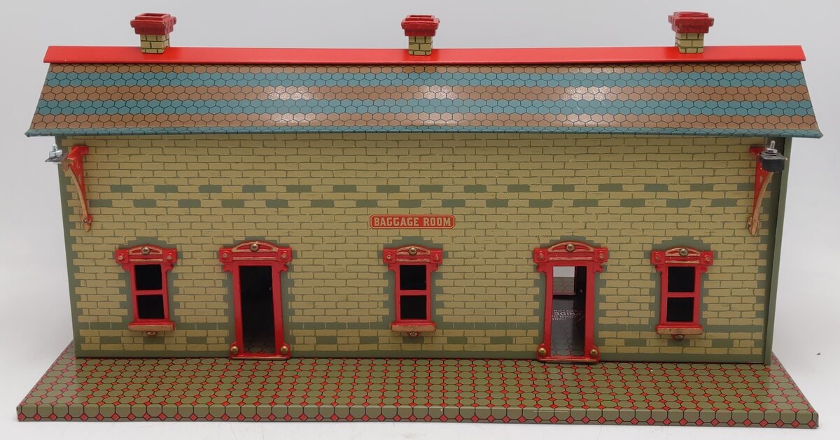 Ives 116 Vintage O Prewar Grand Central Tinplate Lithographed Station VG