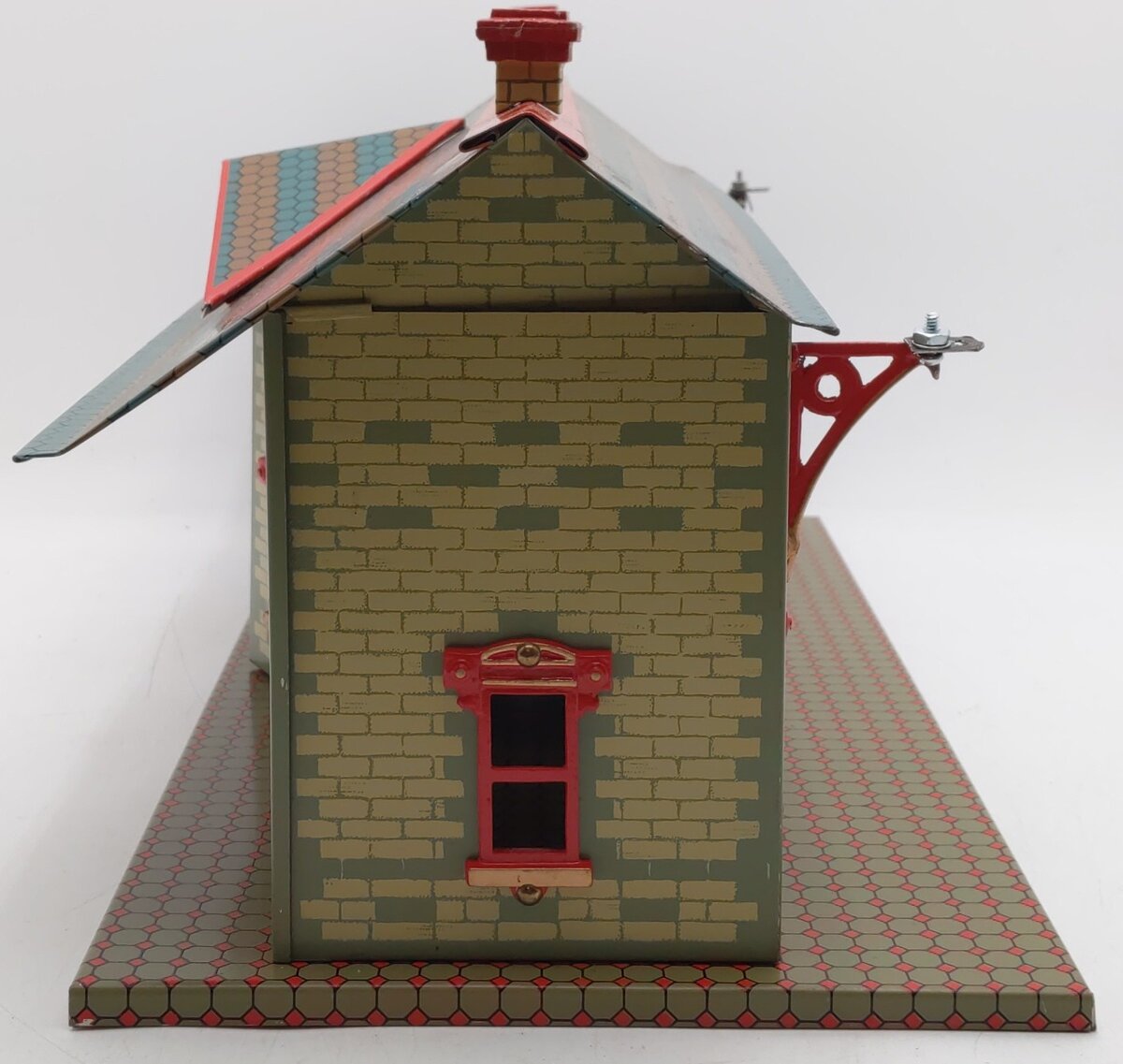 Ives 116 Vintage O Prewar Grand Central Tinplate Lithographed Station VG