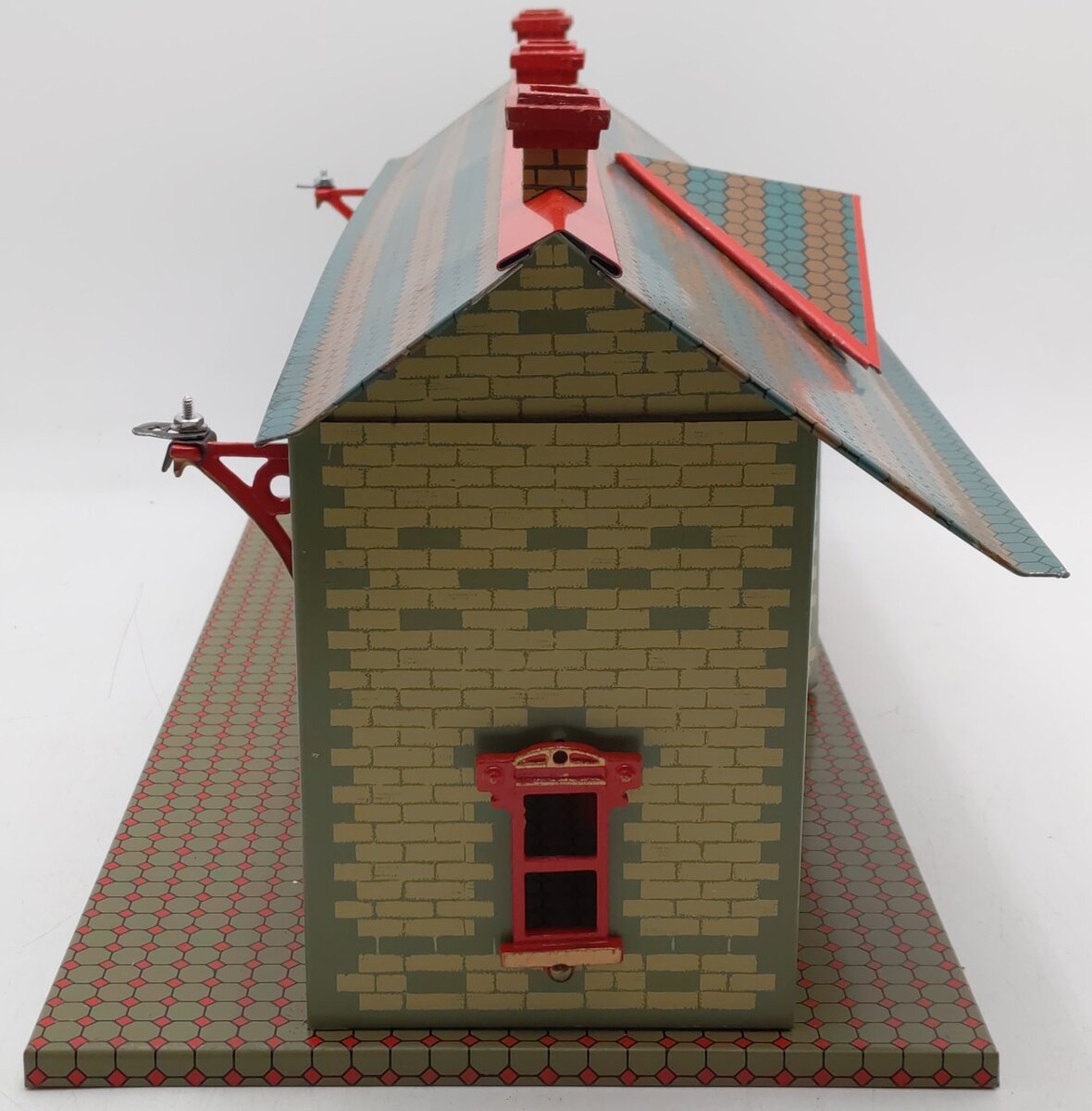 Ives 116 Vintage O Prewar Grand Central Tinplate Lithographed Station VG