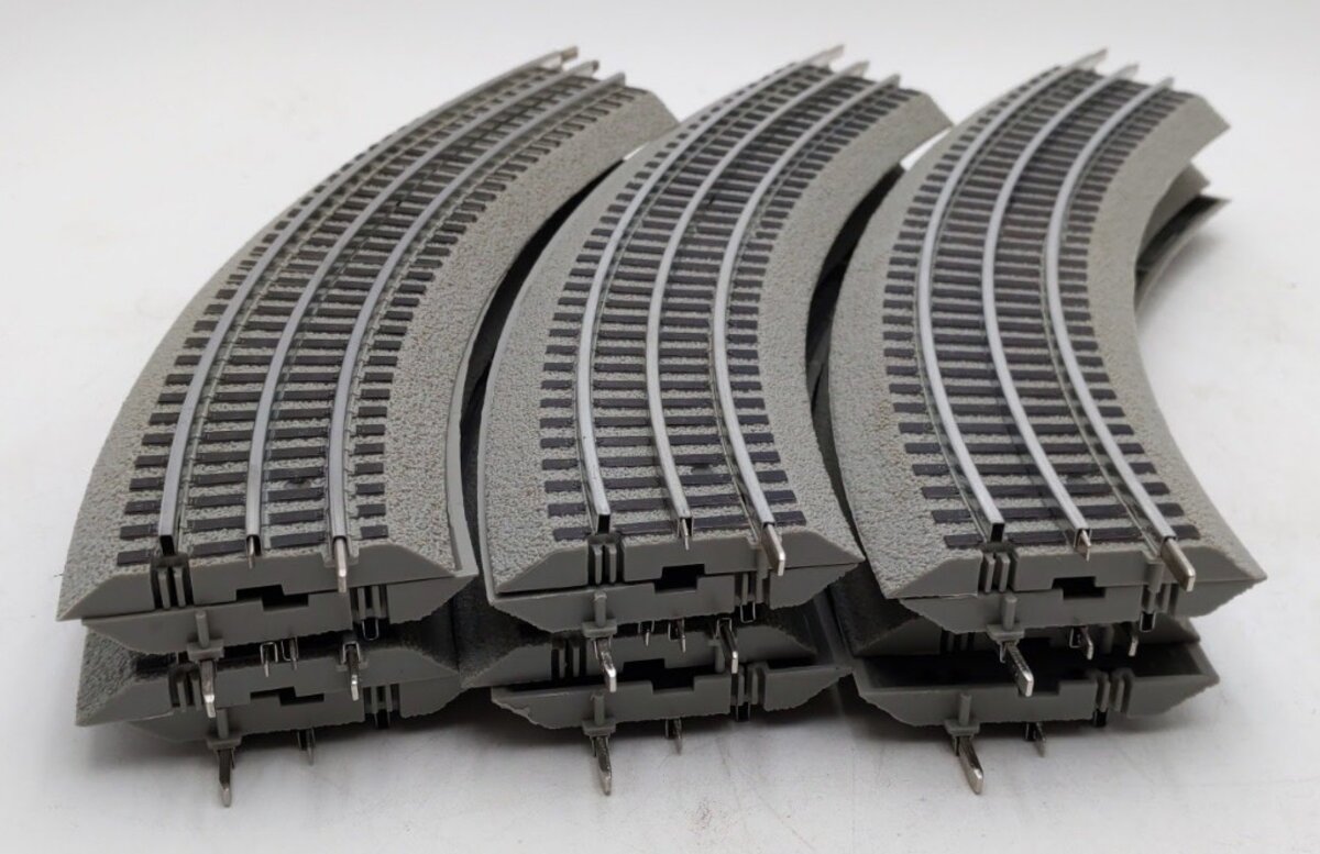 Lionel 6-12033 O36 Curved Track FasTrack Sections (12) EX