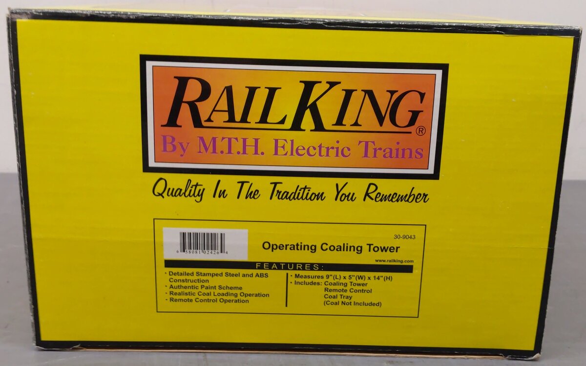 MTH 30-9043 O Operating Coaling Tower EX/Box
