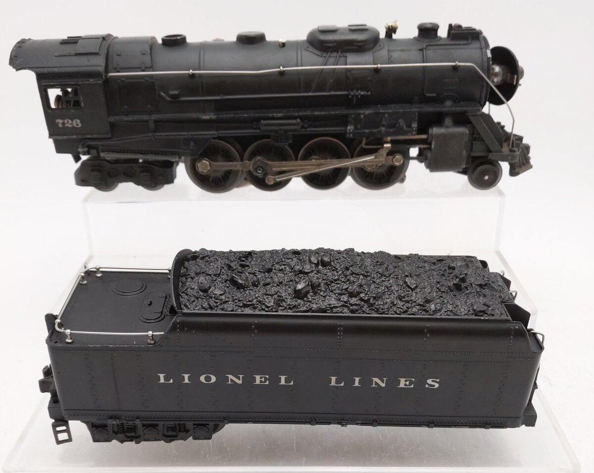 Lionel 726 Vintage O Berkshire 2-8-4 Steam Locomotive & 2426W Tender