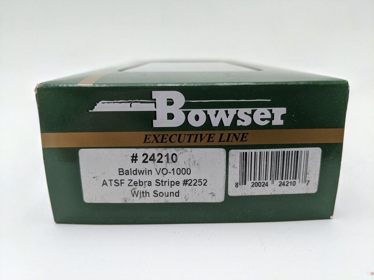 Bowser 24210 HO Atchison, Topeka & Santa Fe Baldwin VO-1000 #2252 w/ Sound & DCC EX/Box
