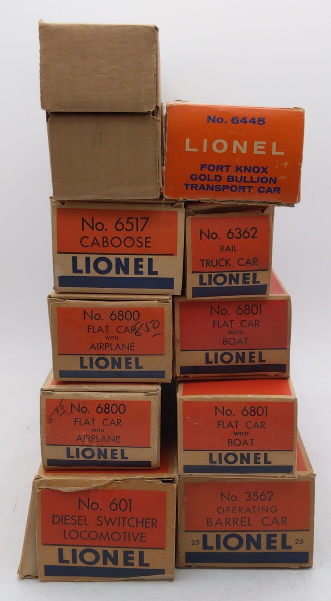 Lionel Vintage O Empty Boxes [10] VG/Box