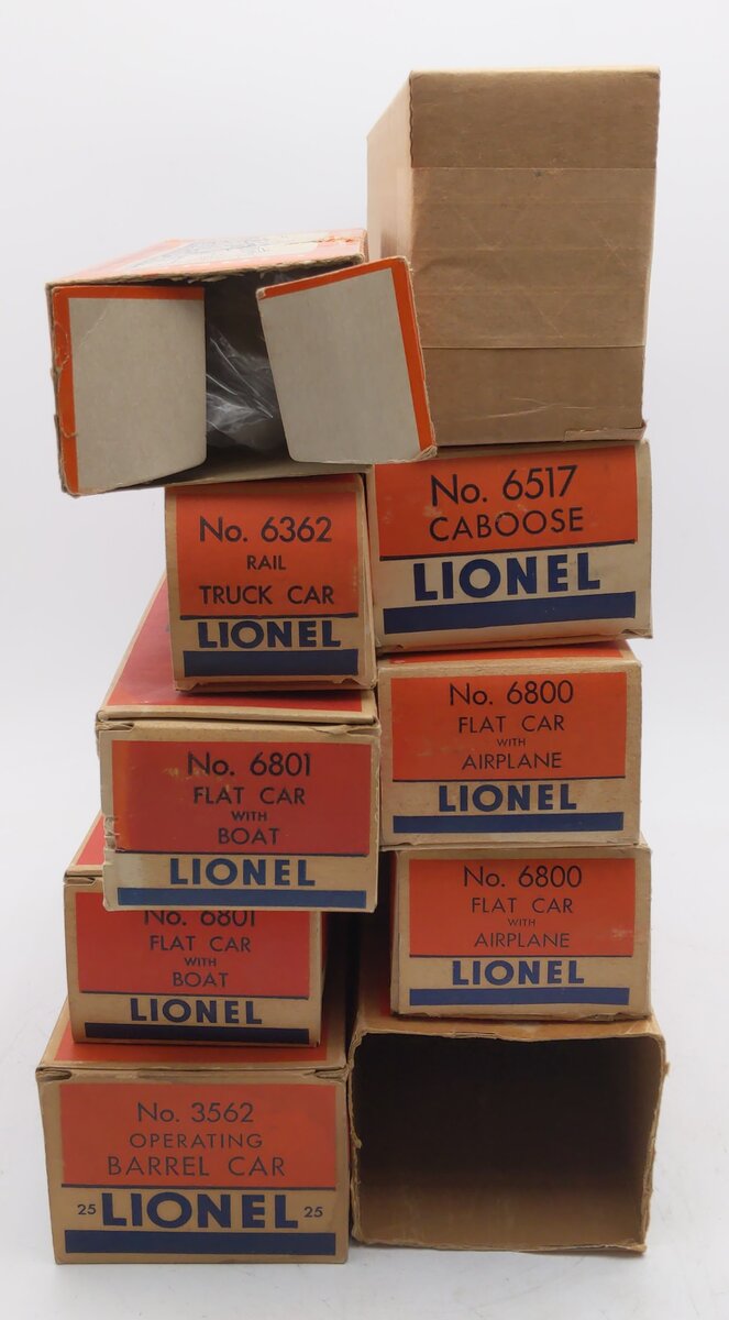 Lionel Vintage O Empty Boxes [10] VG/Box