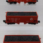 Lionel 6-85274 O Gauge Pennsylvania GLA 2-Bay Hopper w/ Coal Load (Set of 3) EX